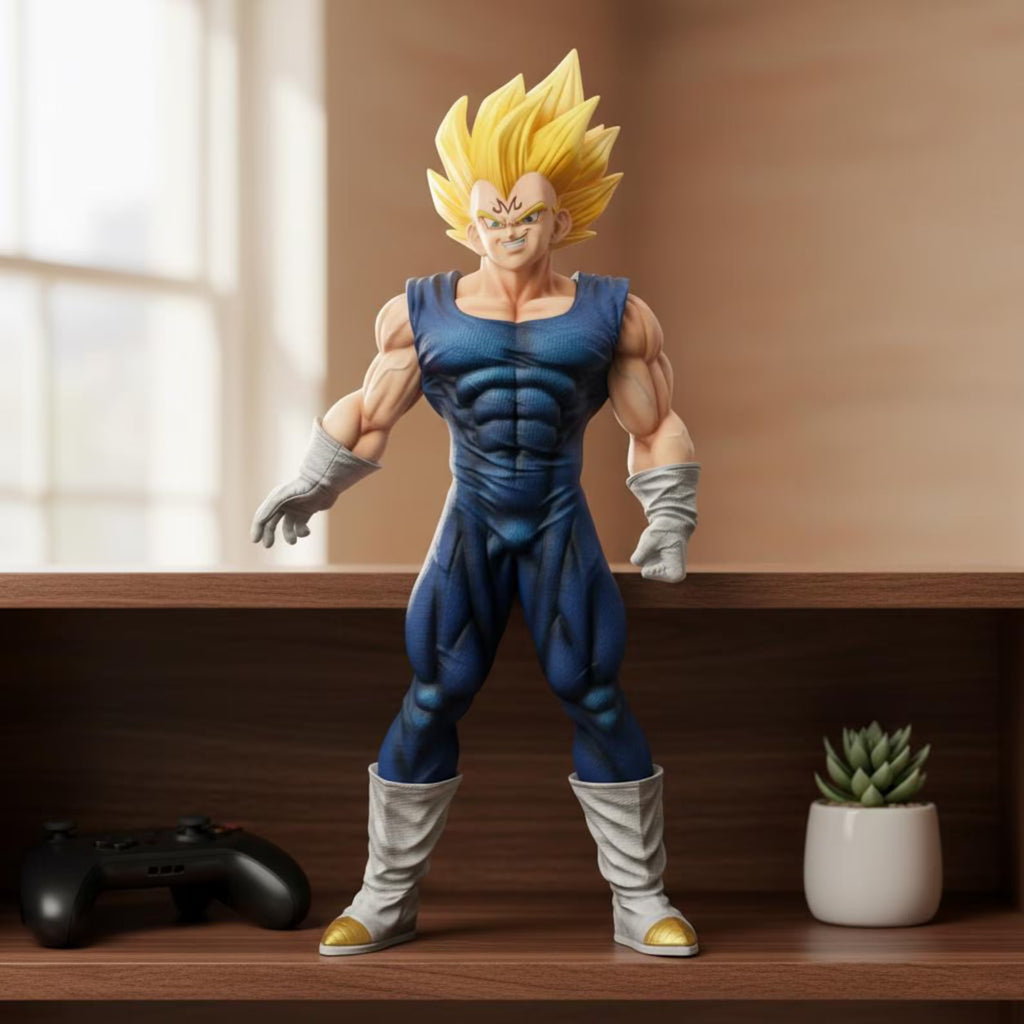 Majin Vegeta LED Figure – 31.5 cm Power Edition | Dragon Ball Z Premium Collectible