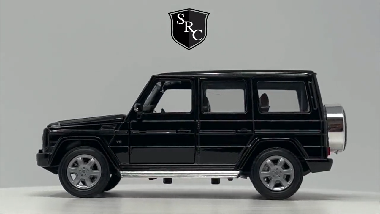 Mercedes-Benz G 500 Welly 1:24 Diecast Model – Black Luxury SUV Collectible